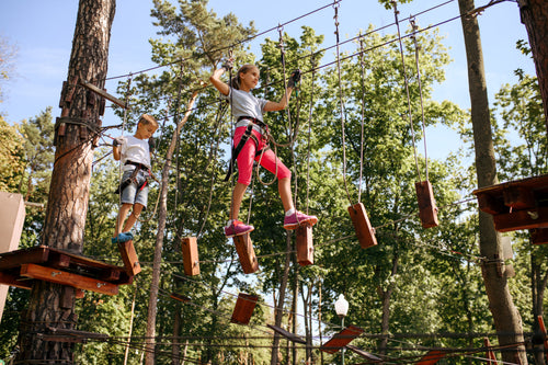 Climbing, Arborism, Trampolines & Slides